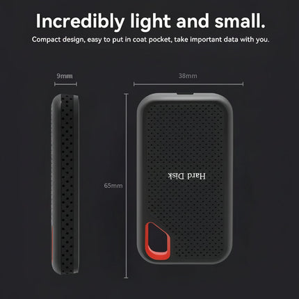 Portable SSD External Hard Drive with High-Speed USB-C | Compact Design for Fast Data Transfer 7