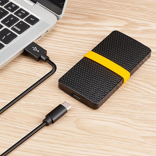 Portable SSD Storage Drive | Slim USB Type-C External Hard Drive for Easy File Management 0