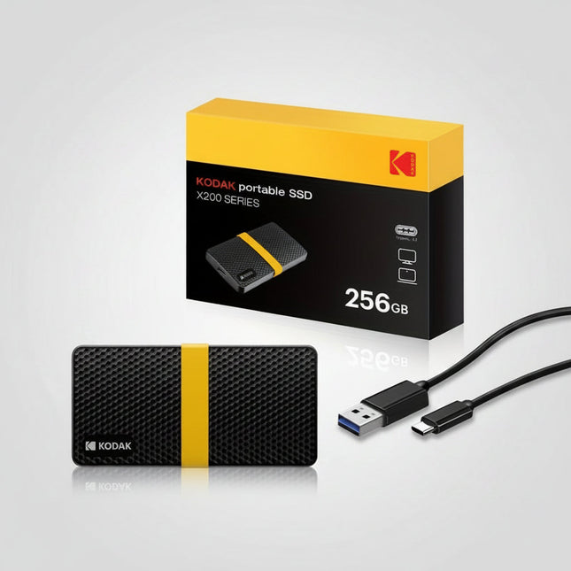 Portable SSD Storage Drive | Slim USB Type-C External Hard Drive for Easy File Management 1