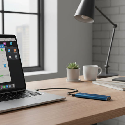 Portable SSD Storage Drive | USB 3.2 External Hard Drive with Slim Design for Fast Data Transfer 2