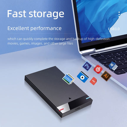 Portable SSD Storage | 320GB External Hard Drive with Slim Design | Compact Backup Solution for Everyday Use 2