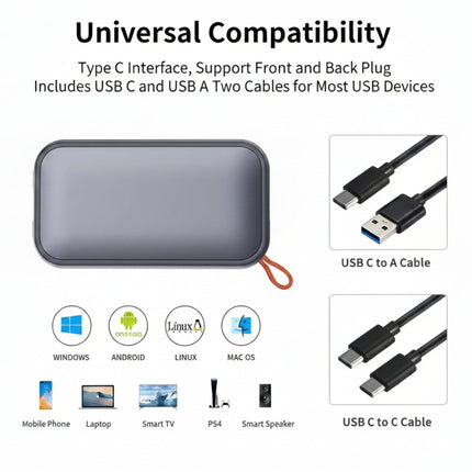 Portable SSD | 512GB External Hard Drive with 1050MB/s Speed | Compact Storage for Fast Data Transfer 3
