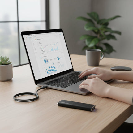 Portable SSD | External Hard Drive with High-Speed USB 3.2 | Slim Design for Easy Storage 3