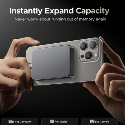 Portable SSD | External Hard Drive with Magnetic Design & 4K Support | High-Speed Storage for Easy File Transfer 3