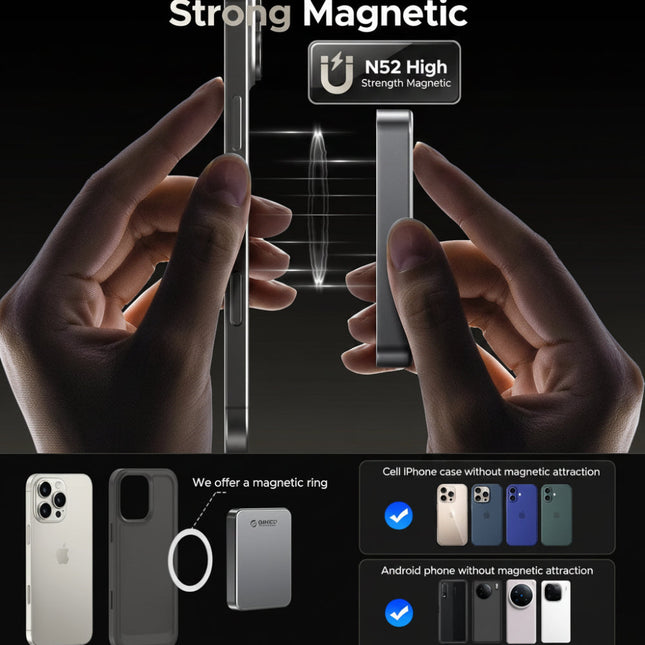 Portable SSD | External Hard Drive with Magnetic Design & 4K Video Support | High-Speed Storage for Easy File Transfers 1