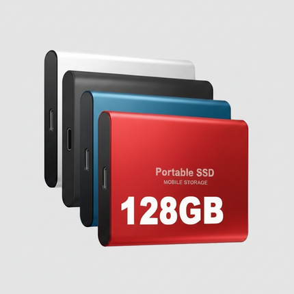 Portable SSD | External Hard Drive with USB 3.1 & USB-C | 128GB Storage for Fast Data Transfer 2