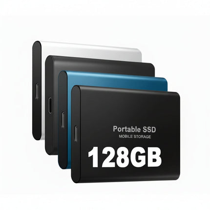 Portable SSD | High-Speed External Hard Drive with 128GB Capacity | Compact Mobile Storage for Fast Data Transfer 1