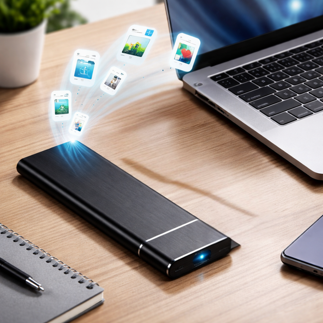 Portable Storage Device | 500GB External Hard Drive with High Transfer Speed | Lightweight Aluminum Design for Easy Mobility 1