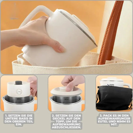 Portable Travel Electric Kettle | Compact & Foldable Design for Hot Water Anywhere 7