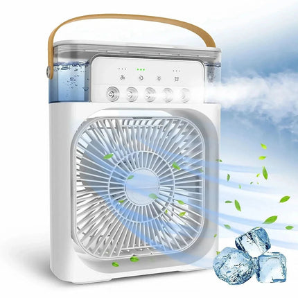 Portable USB Air Cooling Fan | Dual Functionality & Adjustable Speed | Compact Design for On-the-Go Comfort 0