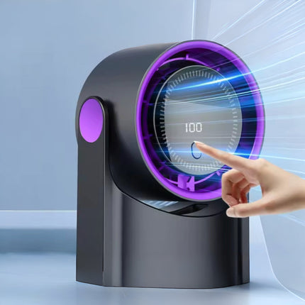Portable USB Desk Fan | Adjustable Airflow & Swing Movement | Compact Design for Personal Cooling 3