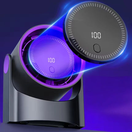 Portable USB Desk Fan | Adjustable Airflow & Swing Movement | Compact Design for Personal Cooling 4