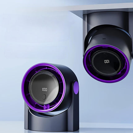Portable USB Desk Fan | Adjustable Airflow & Swing Movement | Compact Design for Personal Cooling 5