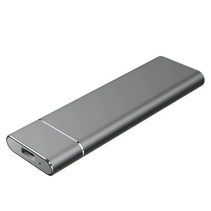 Portable USB External Hard Drive with 500GB Capacity & Slim Aluminum Design for Easy Storage 1