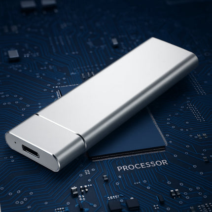 Portable USB External Hard Drive with 500GB Capacity & Slim Aluminum Design for Easy Storage 4