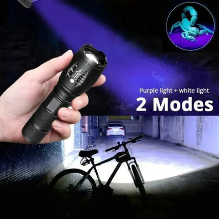 Portable UV Blacklight Flashlight with 395nm Wavelength for Pet Stain Detection 3