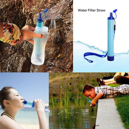 Portable Water Purifier | Emergency Water Filter with 99.9999% Bacteria Removal | Lightweight Gear for Safe Drinking Water 3