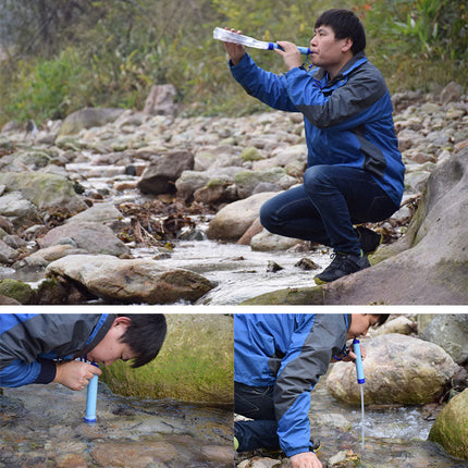 Portable Water Purifier | Emergency Water Filter with 99.9999% Bacteria Removal | Lightweight Gear for Safe Drinking Water 5