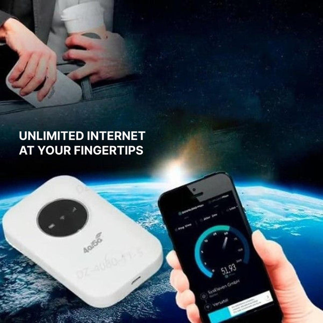 Portable WiFi Router | 4G/5G Hotspot with Easy Setup | Compact Design for Reliable Connectivity 0