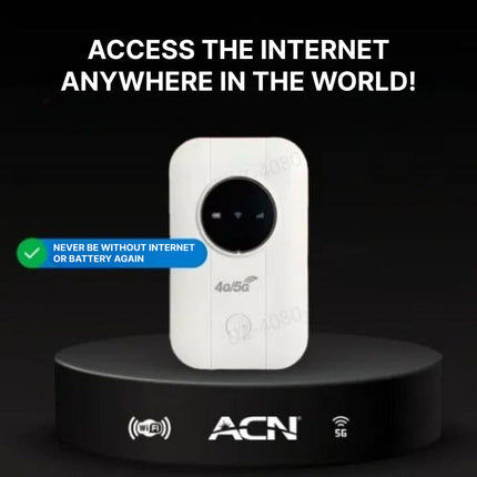 Portable WiFi Router | 4G/5G Hotspot with Easy Setup | Compact Design for Reliable Connectivity 2