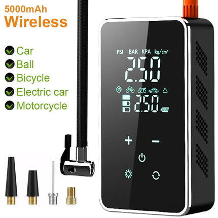 Portair | Portable Wireless Air Pump with Touchscreen & 150 PSI Pressure | Compact Design for On-the-Go Inflation 1