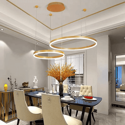 Modern Pendant Lights, LED Ceiling Light with Remote