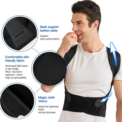 Posture Perfect | Adjustable Back Posture Corrector with Support Straps | Breathable Design for Daily Comfort 1