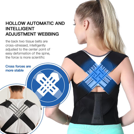 Posture Perfect | Adjustable Back Posture Corrector with Support Straps | Breathable Design for Daily Comfort 2