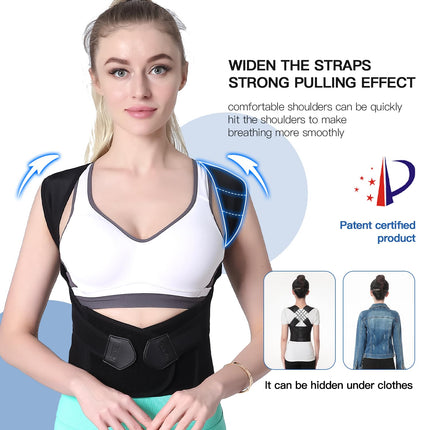 Posture Perfect | Adjustable Back Posture Corrector with Support Straps | Breathable Design for Daily Comfort 3
