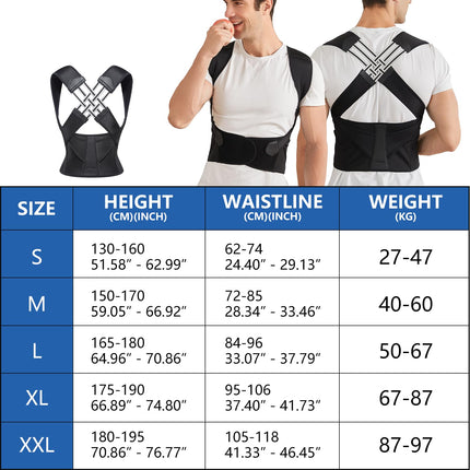 Posture Perfect | Adjustable Back Posture Corrector with Support Straps | Breathable Design for Daily Comfort 5