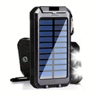 PowerFlash Portable | Solar Phone Charger with Dual LED Flashlights | 20000 mAh Power Bank for Outdoor Adventures 0