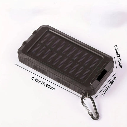 PowerFlash Portable | Solar Phone Charger with Dual LED Flashlights | 20000 mAh Power Bank for Outdoor Adventures 4