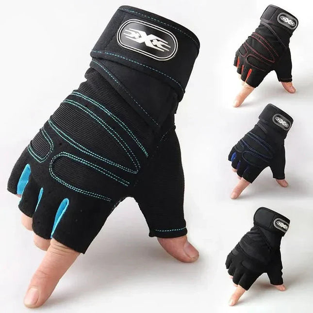 PowerGrip | Workout Gloves with Wrist Support & Impact Padding | Durable Gym Gloves for Enhanced Performance 1