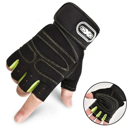 PowerGrip | Workout Gloves with Wrist Support & Impact Padding | Durable Gym Gloves for Enhanced Performance 8