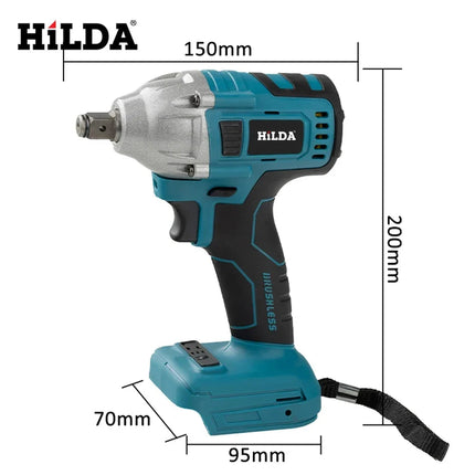 PowerPro | 18V Cordless Impact Wrench with Brushless Motor Technology | High-Torque Performance for Automotive and Construction 3