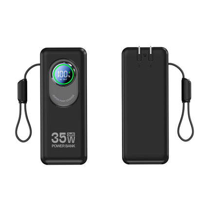Power Bank | 35W GaN Portable Charger with Smart LCD Display for Fast Device Charging 0