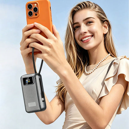 Power Bank | Compact Portable Charger with Intelligent LCD Display | Fast Charging for All Devices 2