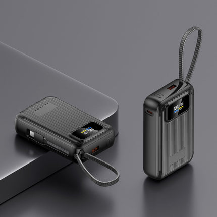 Power Bank | Compact Portable Charger with Intelligent LCD Display | Fast Charging for All Devices 5