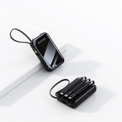 Power Bank | Portable Charger with Integrated Cable Management & Digital Display | High Capacity for On-the-Go Charging 1