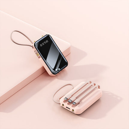 Power Bank | Portable Charger with Integrated Cable Management & Digital Display | High Capacity for On-the-Go Charging 3