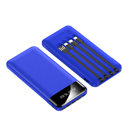 Power Bank | Portable Charging Solution with Integrated Cables & Digital Display | Efficient Power for On-the-Go 2