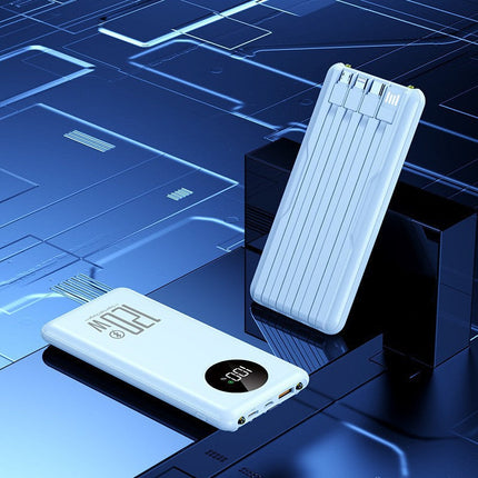 Power Bank | Portable High-Performance Charger with Intelligent Cable Management | Ultra-Slim Design for On-the-Go Convenience 0