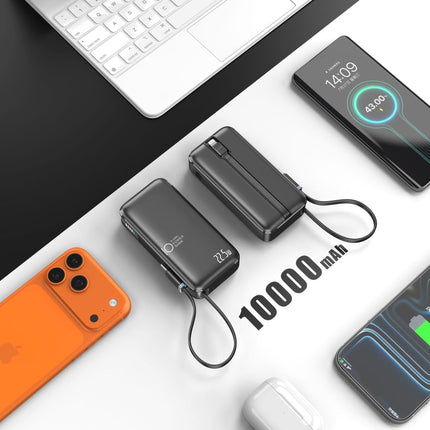Power Bank | Portable USB-C Charger with LED Display for Quick Charging 2