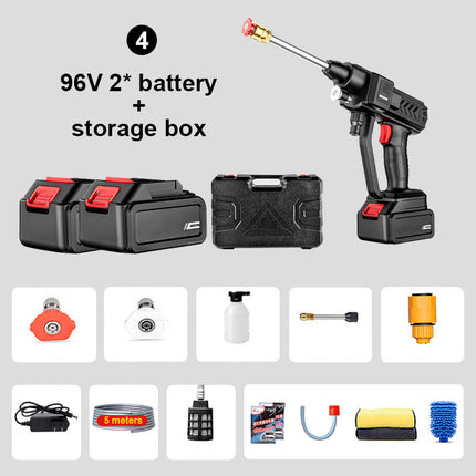 Power Clean | Cordless Pressure Washer with 30 Bar Pressure & Adjustable Nozzle for Effortless Cleaning 8