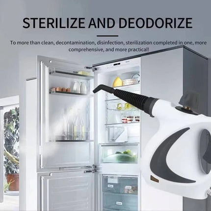 Power Clean | Handheld Steam Cleaner with Rapid Heat-Up & 4 Attachments | Versatile Cleaning for Home and Car 4
