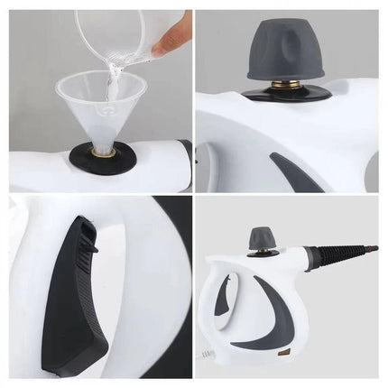 Power Clean | Handheld Steam Cleaner with Rapid Heat-Up & 4 Attachments | Versatile Cleaning for Home and Car 7
