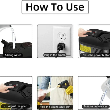 Powerful Steam Cleaner | High-Temperature Cleaning Device with Versatile Nozzles | Includes Heat-Resistant Gloves for Safe Use 6