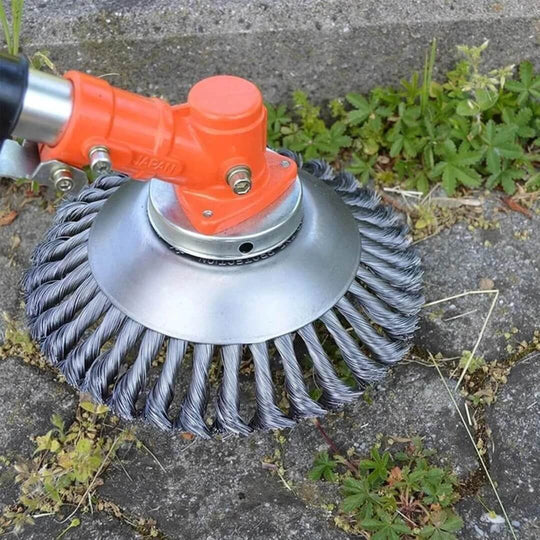 Powerful Trimmer Head | Durable Steel Wire Design for Efficient Weed Removal 0
