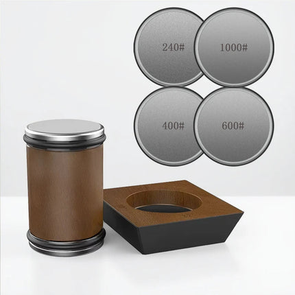 Precision Edge | Knife Sharpener Set with Rolling Diamond Grinder | Effortless Sharpening for Kitchen and Pocket Knives 2