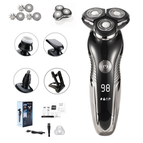 Deluxe shaver (+holder+3 additional attachments+charging cable+brush)